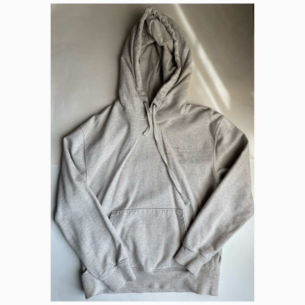 Saturdays NYC Men’s Beige Pullover Hoodie - Size Small (Used)